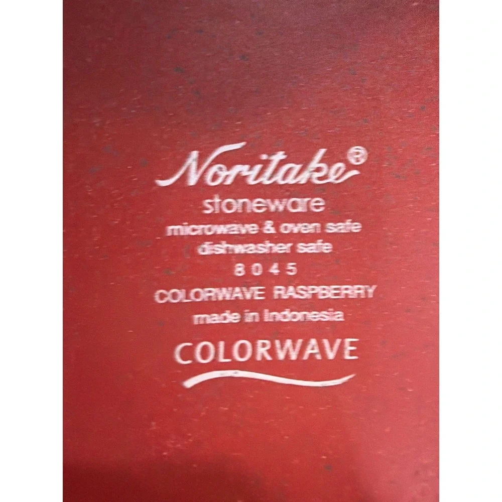 Set Of 4 Noritake Colorwave (Red) Raspberry 7